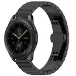 สายสแตนเลสหัวเข็มขัดรูปผีเสื้อ 46mm สำหรับ Galaxy Watch