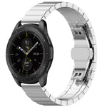 สายสแตนเลสหัวเข็มขัดรูปผีเสื้อ 46mm สำหรับ Galaxy Watch