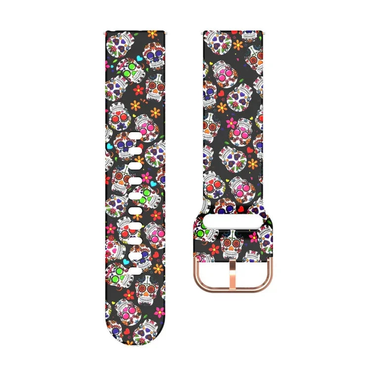 สายซิลิโคนพิมพ์ลาย 46mm สำหรับ Galaxy Watch