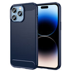 Brushed Texture Carbon Fiber TPU Phone Case, For iPhone 14 Plus, For iPhone 14, For iPhone 14 Pro, For iPhone 14 Pro Max