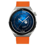 สายรัดนาฬิกาหนังแท้ทอเรียบ สำหรับ Samsung Galaxy Watch4 ขนาด 20 มม. สำหรับ Huawei Watch GT 3 Pro ขนาด 22 มม.