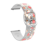 Transparent Printed TPU Silicone Watch Band, For Samsung Galaxy Watch4 20mm, For Huawei Watch GT 3 Pro 22mm