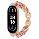 Metal Chain Stainless Steel Watch Band, For Xiaomi Mi Band 4 / 3, For Xiaomi Mi Band 6 / 5, For Xiaomi Mi Band 7