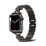 สายรัดนาฬิกาโลหะรูปทรงเพชร D-shaped สำหรับ Apple Watch Series, 7 45มม. / 6&SE&5&4 44มม. / 3&2&1 42มม., 7 41มม. / 6&SE&5&4 40มม. / 3&2&1 38มม.