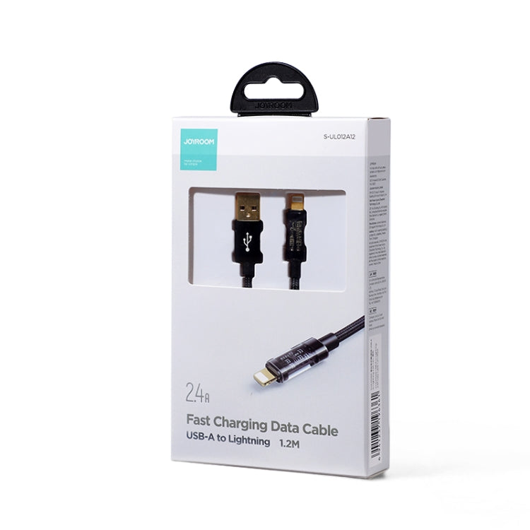 JOYROOM S-UL012A12 USB-A to 8 Pin 2.4A Sync Data Cable, 1.2m USB-A to 8 Pin