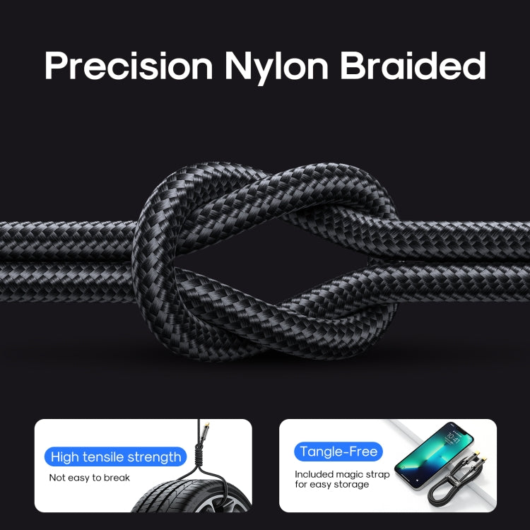 JOYROOM S-UL012A12 USB-A to 8 Pin 2.4A Sync Data Cable, 1.2m USB-A to 8 Pin