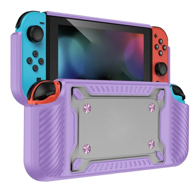 เคสป้องกันด้ามจับเกมแพด TPU+PC สำหรับ Switch OLED