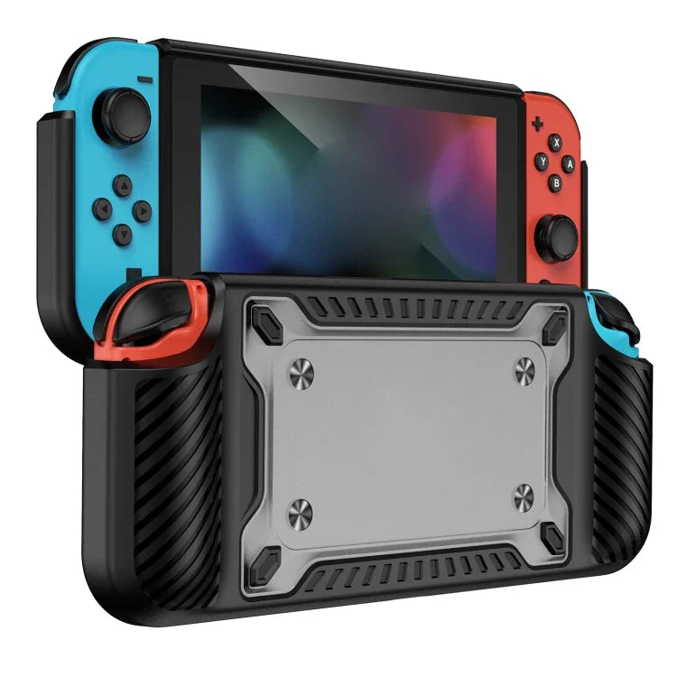 เคสป้องกันด้ามจับเกมแพด TPU+PC สำหรับ Switch OLED