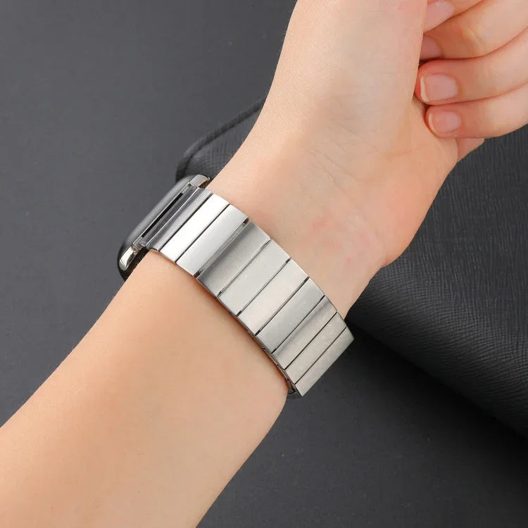 สายรัดนาฬิกาเหล็กแม่เหล็กสำหรับ Apple Watch Series, 7 41มม. / 6&SE&5&4 40มม. / 3&2&1 38มม., 7 45มม. / 6&SE&5&4 44มม. / 3&2&1 42มม.