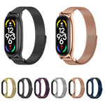 MIJOBS Milan Magnetic Plus Stainless Steel Watch Band, For Xiaomi Mi Band 7 / 7 NFC