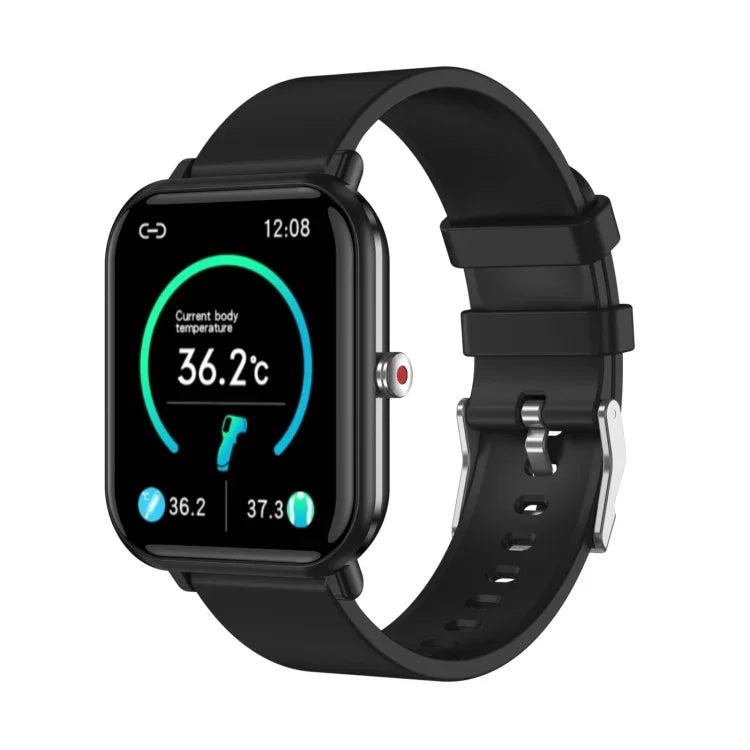 นาฬิกาอัจฉริยะ Q9 Pro หน้าจอ TFT HD 1.7 นิ้ว รองรับการวัดอุณหภูมิร่างกาย/การวัดอัตราการเต้นของหัวใจ