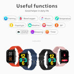 นาฬิกาอัจฉริยะ Q9 Pro หน้าจอ TFT HD 1.7 นิ้ว รองรับการวัดอุณหภูมิร่างกาย/การวัดอัตราการเต้นของหัวใจ
