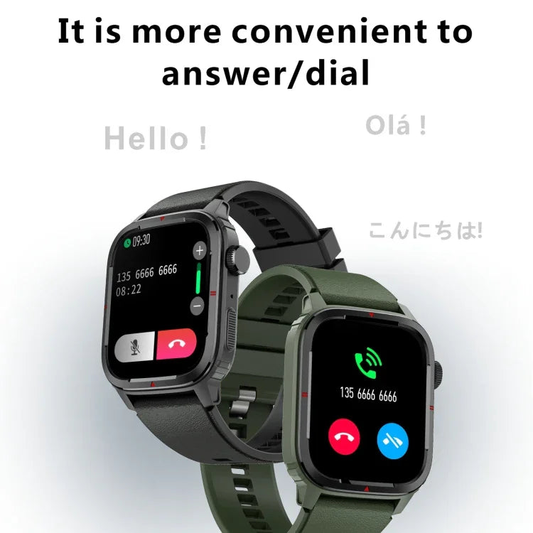 นาฬิกาอัจฉริยะ Q25 หน้าจอ TFT HD 1.7 นิ้ว รองรับการโทร Bluetooth/การวัดความดันโลหิต
