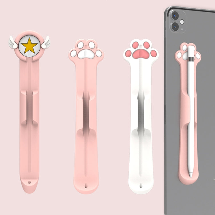 ที่เก็บปากกาสไตลัสซิลิโคนแม่เหล็กลายการ์ตูน, สำหรับ Apple Pencil 1/2