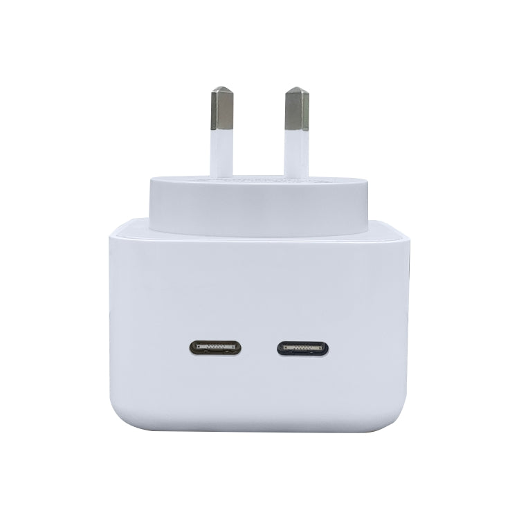 SDC-40W ที่ชาร์จ USB-C / Type-C คู่ PD สำหรับ iPhone / iPad Series, ปลั๊ก AU