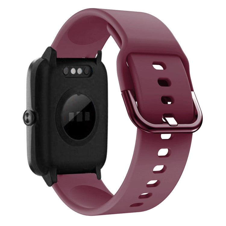 19mm Electroplating Buckle Silicone Watch Band, For ID205 / Willful SW021