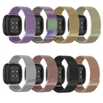 Milanese Magnetic Metal Weave Watchband, Large Size, For Fitbit  Versa 4 / 3（Large Size）, For Fitbit  Versa 4 / 3 （Large Size）, For Fitbit  Versa 4 / 3 (Large Size), For Fitbit  Versa 4 / 3 ,（Large Size）