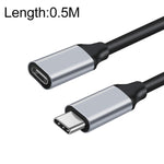 สายต่อขยายชาร์จและส่งข้อมูล USB-C / Type-C ชาย-หญิง ความเร็ว 10Gbps, ความยาว 25ซม., 50ซม., 1ม., 2ม.