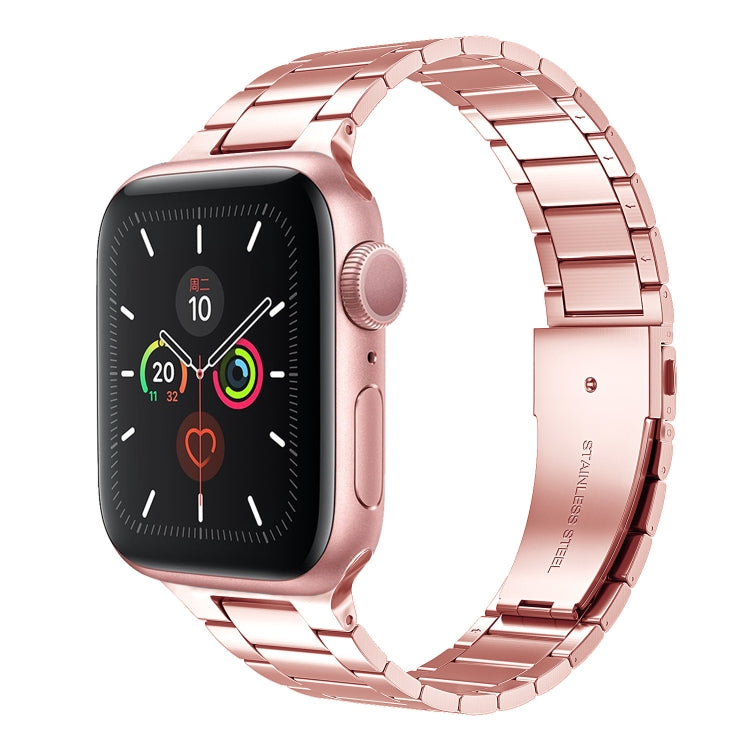 สายรัดนาฬิกาเหล็กกล้าไร้สนิมขนาดเอวเล็กสำหรับ Apple Watch Series, 7 41มม. / 6&SE&5&4 40มม. / 3&2&1 38มม., 7 45มม. / 6&SE&5&4 44มม. / 3&2&1 42มม.