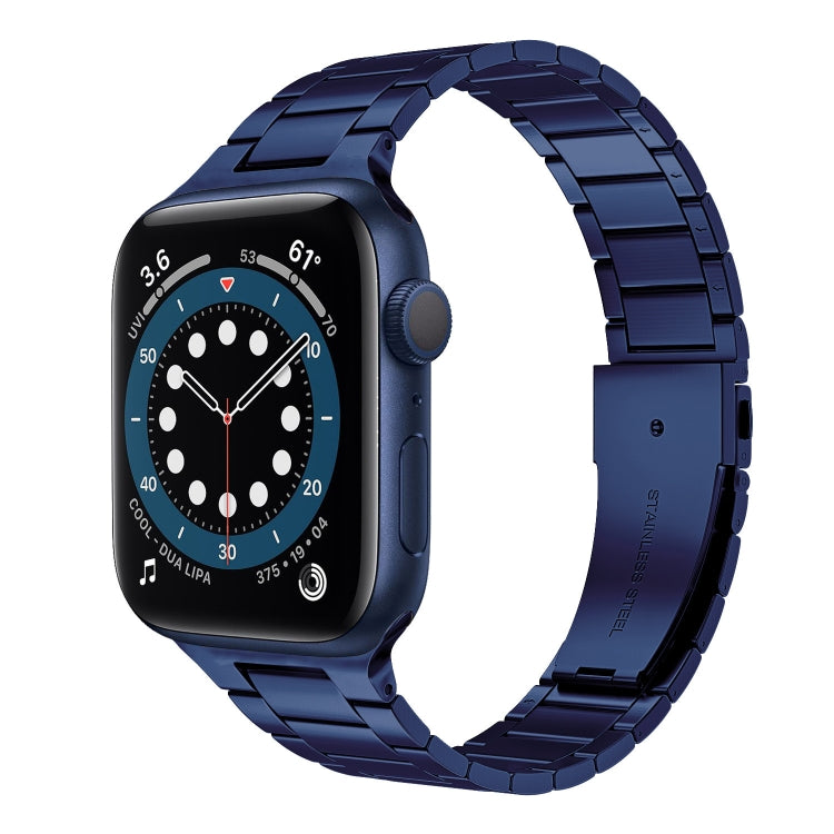 สายรัดนาฬิกาเหล็กกล้าไร้สนิมขนาดเอวเล็กสำหรับ Apple Watch Series, 7 41มม. / 6&SE&5&4 40มม. / 3&2&1 38มม., 7 45มม. / 6&SE&5&4 44มม. / 3&2&1 42มม.