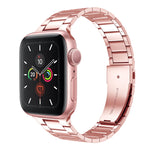 สายรัดนาฬิกาเหล็กกล้าไร้สนิมขนาดเอวเล็กสำหรับ Apple Watch Series, 7 41มม. / 6&SE&5&4 40มม. / 3&2&1 38มม., 7 45มม. / 6&SE&5&4 44มม. / 3&2&1 42มม.