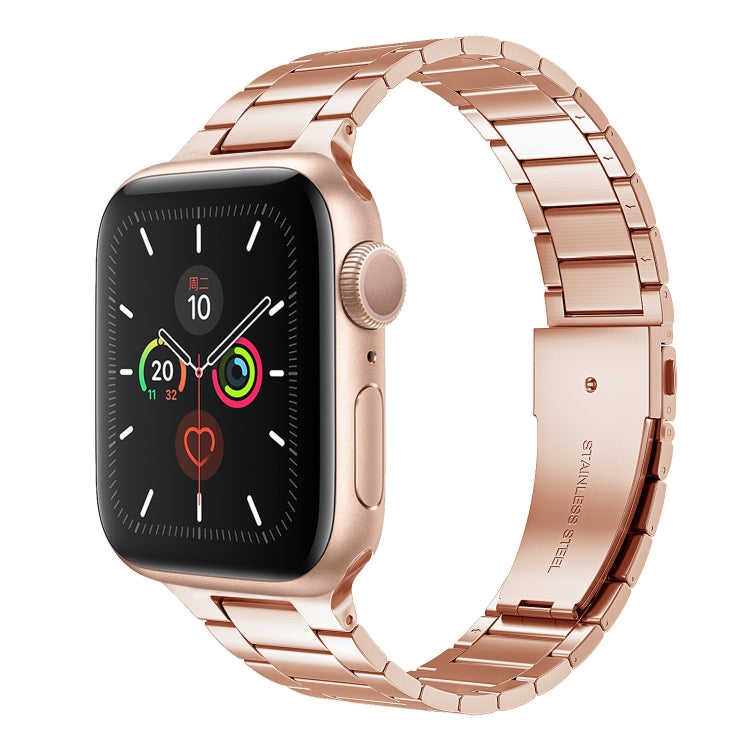 สายรัดนาฬิกาเหล็กกล้าไร้สนิมขนาดเอวเล็กสำหรับ Apple Watch Series, 7 41มม. / 6&SE&5&4 40มม. / 3&2&1 38มม., 7 45มม. / 6&SE&5&4 44มม. / 3&2&1 42มม.