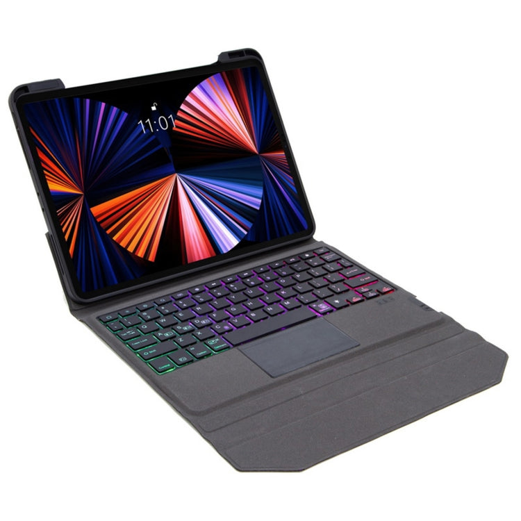 Integrated Bluetooth Keyboard Leather Case with Backlight & Touchpad & Holder, For iPad Air 5 / Air 4 10.9, For iPad Pro 11 2021 / 2020 / 2018