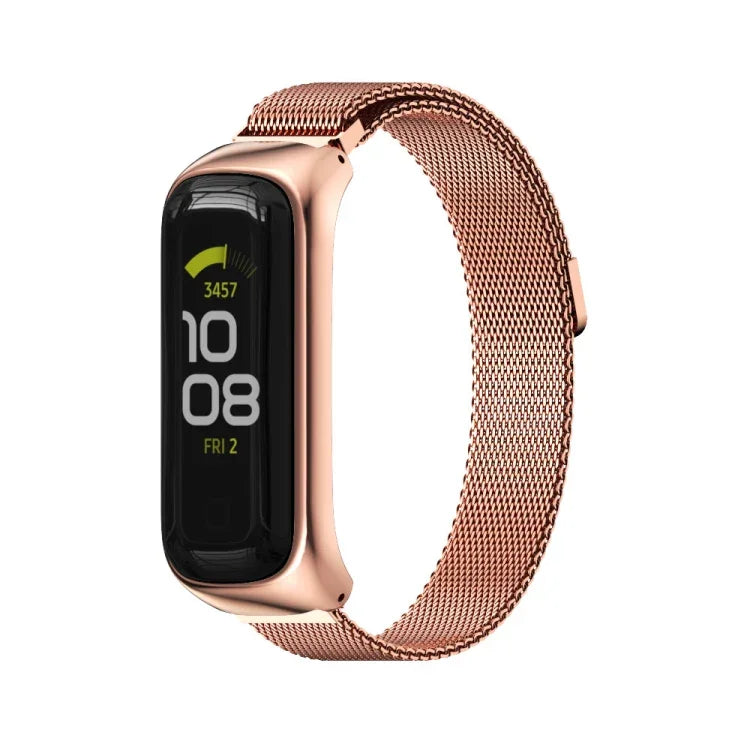 สายรัดนาฬิกาเหล็กสแตนเลสแม่เหล็ก Milan MIJOBS สำหรับ Samsung Galaxy Fit 2