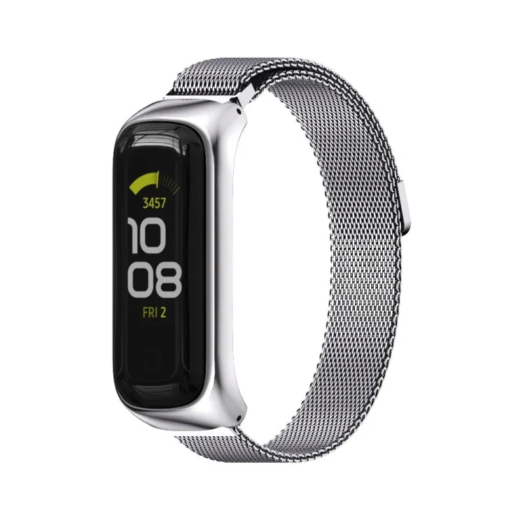 สายรัดนาฬิกาเหล็กสแตนเลสแม่เหล็ก Milan MIJOBS สำหรับ Samsung Galaxy Fit 2