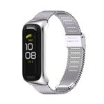 สายรัดนาฬิกาเหล็กสแตนเลสหัวเข็มขัด Milan MIJOBS สำหรับ Samsung Galaxy Fit 2