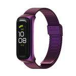 สายรัดนาฬิกาเหล็กสแตนเลสหัวเข็มขัด Milan MIJOBS สำหรับ Samsung Galaxy Fit 2