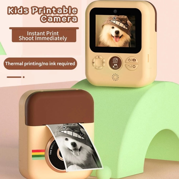 กล้องถ่ายภาพทันทีสำหรับเด็ก CP08 หน้าจอ IPS HD 2.4 นิ้ว ไม่มีการ์ดความจำ, 16G, 32G