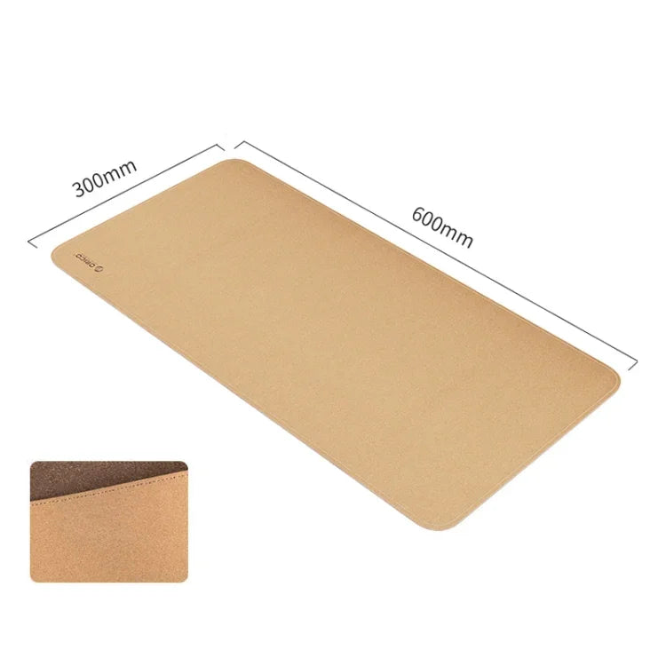 แผ่นรองเมาส์สองด้าน ORICO, ขนาด: 300x600mm, จุกไม้ก๊อก + กาแฟ, จุกไม้ก๊อก + หนัง PU สีชมพู, จุกไม้ก๊อก + หนัง PU สีเทา