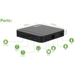 กล่องรับสัญญาณสมาร์ททีวี Tanix W2 Amlogic S905 Quad Core, 2G+16G, 2G+16G พร้อม Dual Wifi/BT, 4G+32G พร้อม Dual Wifi/BT, 4G+64G พร้อม Dual Wifi/BT