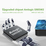 กล่องรับสัญญาณสมาร์ททีวี Tanix W2 Amlogic S905 Quad Core, 2G+16G, 2G+16G พร้อม Dual Wifi/BT, 4G+32G พร้อม Dual Wifi/BT, 4G+64G พร้อม Dual Wifi/BT