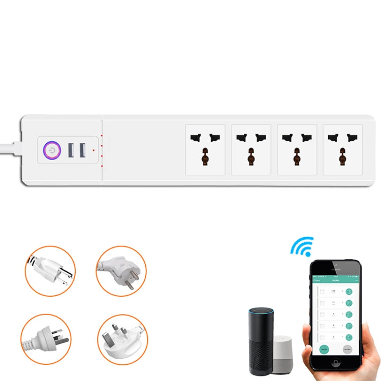 ปลั๊กไฟอัจฉริยะ SM-SO306-M 4 ช่อง + 2 USB, ZigBee 10A, ZigBee 16A, WiFi 10A, WiFi 16A