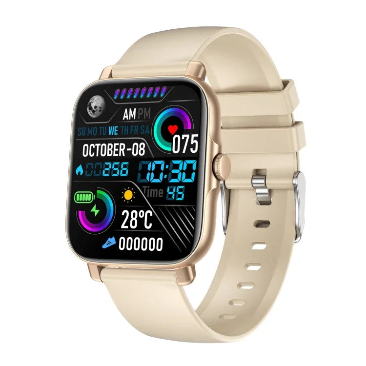 นาฬิกาอัจฉริยะหน้าจอ TFT ขนาด 1.69 นิ้ว รุ่น GT30 สาย TPU กันน้ำ IP67 รองรับการโทร Bluetooth / โหมดกีฬาหลายแบบ, สาย TPU