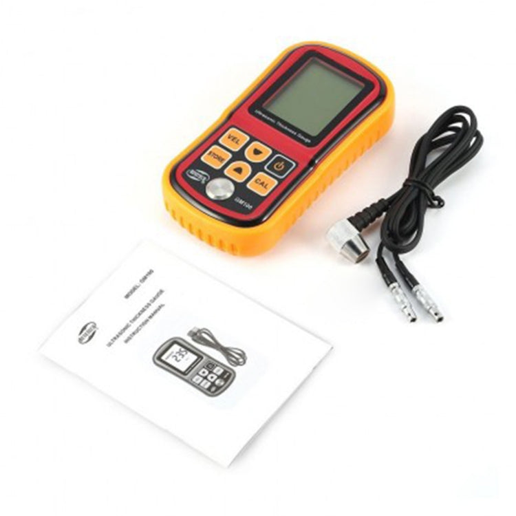 เครื่องวัดความหนาอัลตราโซนิก BENETECH GM-100, วัดความเร็ว 1.2~225 มม., รุ่นกล่องอลูมิเนียม GM-100