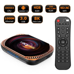 กล่องทีวี MECOOL HK1RBOX X4 4K, Android 11 CPU Amlogic S905X4 พร้อมรีโมท, 4GB+32GB, 4GB+64GB, 4GB+128GB