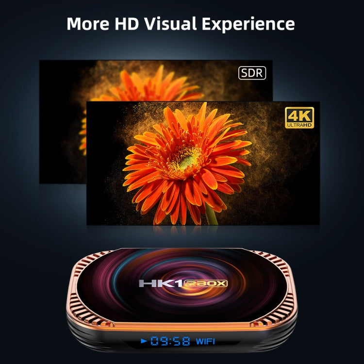 กล่องทีวี MECOOL HK1RBOX X4 4K, Android 11 CPU Amlogic S905X4 พร้อมรีโมท, 4GB+32GB, 4GB+64GB, 4GB+128GB