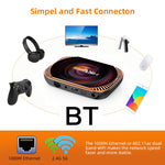 กล่องทีวี MECOOL HK1RBOX X4 4K, Android 11 CPU Amlogic S905X4 พร้อมรีโมท, 4GB+32GB, 4GB+64GB, 4GB+128GB