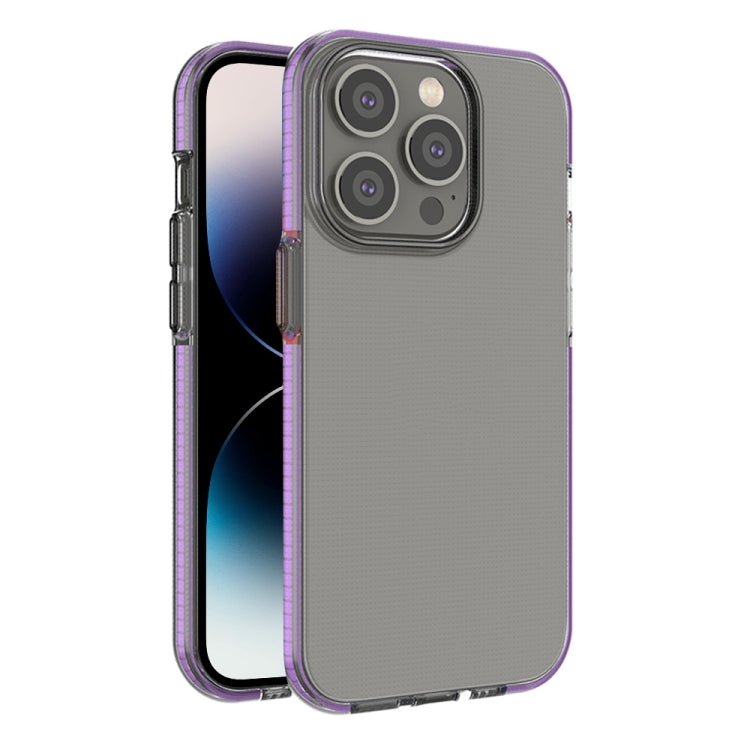Two-color Transparent TPU Phone Case, For iPhone 14 Pro Max