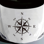 D-366 Compass Pattern Car Modified Decorative Sticker, D-366