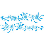 2 PCS/Set D-378 Flower Totem Pattern Car Modified Decorative Sticker, D-378