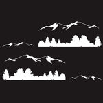2 PCS/Set D-684 Mountain Totem Pattern Car Modified Decorative Sticker, D-684
