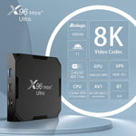 กล่องสมาร์ททีวี H96 Max+ Ultra 4GB+64GB Amlogic S905X4 8K Android 11.0 พร้อมปลั๊ก AU, EU, US, UK