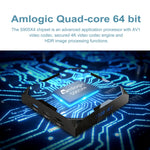 กล่องสมาร์ททีวี H96 Max+ Ultra 4GB+64GB Amlogic S905X4 8K Android 11.0 พร้อมปลั๊ก AU, EU, US, UK