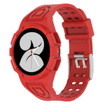 Silicone Integrated Watch Band, For Samsung Galaxy Watch4 Classic 46mm