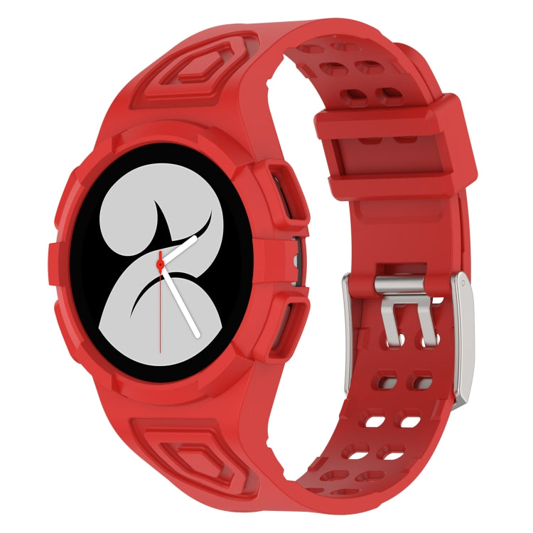 Silicone Integrated Watch Band, For Samsung Galaxy Watch4 Classic 46mm