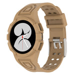 Silicone Integrated Watch Band, For Samsung Galaxy Watch4 Classic 46mm